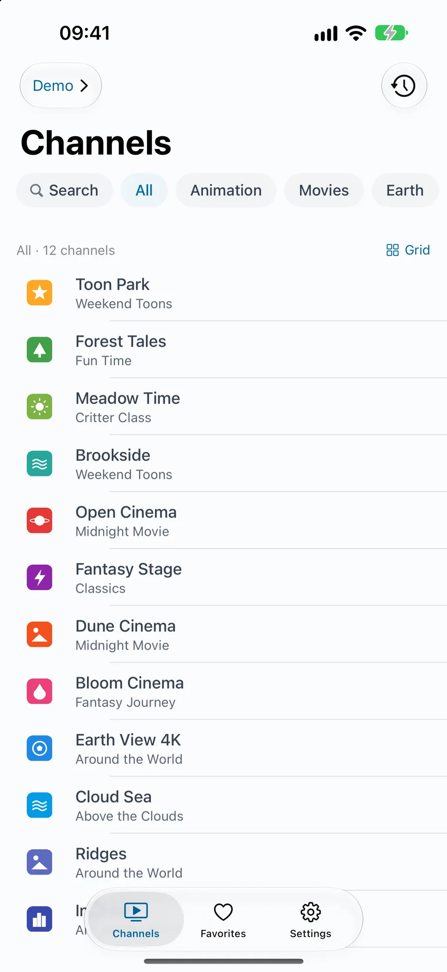 iPhone · iPad · Home · list